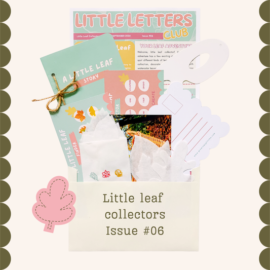 September Little Letter | Little Leaf Collectors