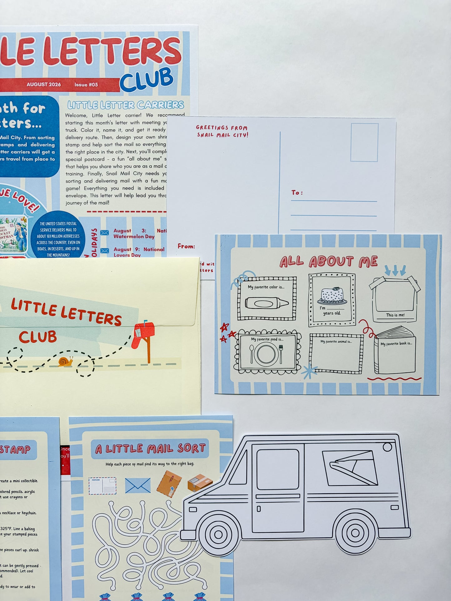 August Little Letter | Snail Mail City